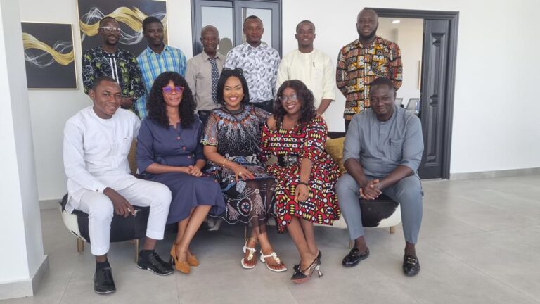 Nana Ama Mcbrown mentors staff of Radio Xtra at I-ZAR Group Headquarters in Accra