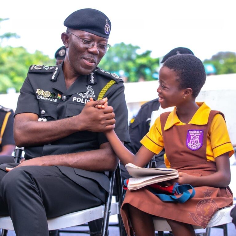 IGP Dr. George Akuffo Dampare Engages Pupils in “Snatch Them Young Policing Initiative” at the police headquarters
